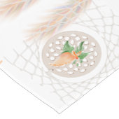 白いテエレガントーブルランナー ショートテーブルランナー (コーナー)