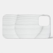 白いテクスチャの壁 Case-Mate iPhoneケース (裏面 (横))