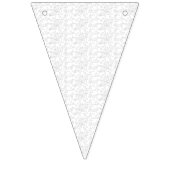 白いテクスチャの背景に微妙な織り込み模様の バンティングフラッグ (第2の旗)