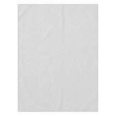 白いテクスチャ付き石、モノクロ抽象芸術アート テーブルクロス (正面)