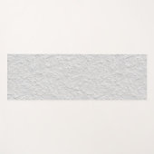 白いテクスチャ付き石、モノクロ抽象芸術アート ヨガマット (正面(横))