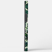 白いテクスチャtの下で繰り返し荒いエメラルドグリーン Case-Mate iPhoneケース (裏面 / 右)