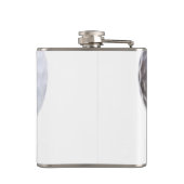 白いテンプレートの背景の質のゴルフ・ボール フラスク (裏面)