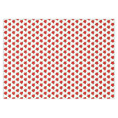 白いテーブルクロスのポインセチア花柄 テーブルクロス (正面(横))