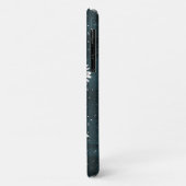 白いデイジーで雨粒が付いている Case-Mate iPhoneケース (裏面/左)