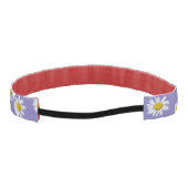 白いデイジーのお客様BGパープルヘッドバンド アスレチックヘッドバンド (裏面)