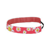 白いデイジーのお客様BGレッドヘッドバンド アスレチックヘッドバンド (右)