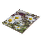 白いデイジーのセラミックタイル タイル (側面)