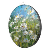 白いデイジーの分野 ダーツボード (正面右)