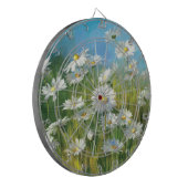 白いデイジーの分野 ダーツボード (正面左)