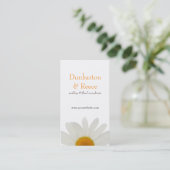 白いデイジーの名刺 名刺 (スタンド正面)