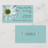 白いデイジーの名刺 名刺 (正面/裏面)