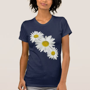 白いデイジーの新しいワイシャツ Tシャツ