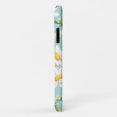 白いデイジーの花模様 Case-Mate iPhoneケース (裏面/右)