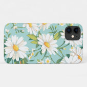白いデイジーの花模様 Case-Mate iPhoneケース (裏面(横))