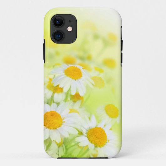 白いデイジーのiPhoneの場合 Case-Mate iPhoneケース (裏面)