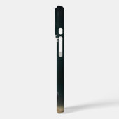 白いデイジーを持つ黒猫 Case-Mate iPhoneケース (裏面 / 左)