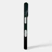 白いデイジーを持つ黒猫 Case-Mate iPhoneケース (裏面 / 右)