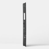 白いデイジーオングレーレンガ Case-Mate iPhoneケース (裏面 / 右)