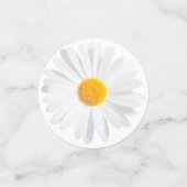 白いデイジー コンフェッティ (スモール正面)