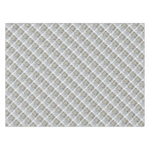 白いデイジー テーブルクロス (正面(横))