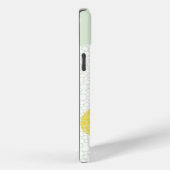 白いデイジー(ドット付) Case-Mate iPhoneケース (裏面 / 右)