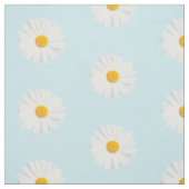 白いデイジー ファブリック (見本)