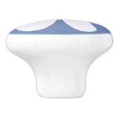 白いデイジー（中央が黄色、背面が中央に表示） セラミックノブ (側面)