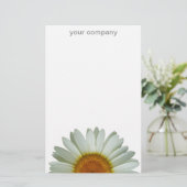 白いデイジー 便箋 (スタンド正面)