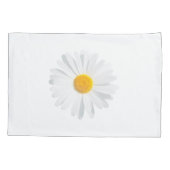 白いデイジー 枕カバー (裏面)