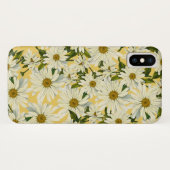 白いデイジー 雛菊 黄色 明るい 楽しい Case-Mate iPhoneケース (裏面(横))