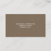 白いトイプードルシルエット 名刺 (裏面)