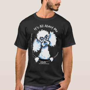 白いトイプードル私の周りすべてをフィット Tシャツ