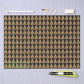 白いトウヒのクリスマスツリー 薄葉紙 (クラフト)