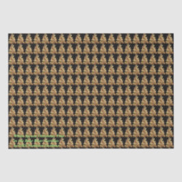 白いトウヒのクリスマスツリー 薄葉紙