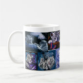 白いトラのマグ コーヒーマグカップ (左)