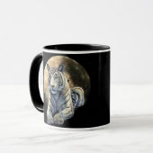 白いトラの月 マグカップ (正面左)