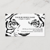 白いトラ321 名刺 (裏面)