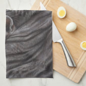 白いトラ キッチンタオル (四つ折り)