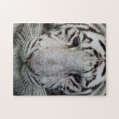 白いトラ ジグソーパズル (横)