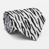 白いトラ ネクタイ (ロール)