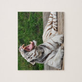 白いトラ、ベンガルトラのパズル ジグソーパズル (縦)