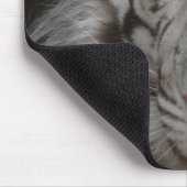 白いトラ マウスパッド (コーナー)