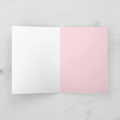 白いドイツのシェパード シーズンカード (内部)