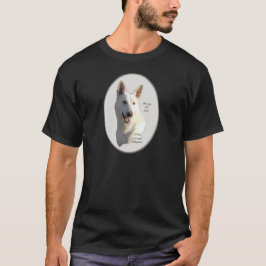 白いドイツの羊飼いの贈り物 Tシャツ