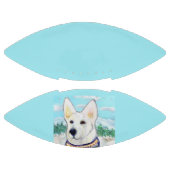 白いドイツの羊飼い アメリカンフットボール (パネル)