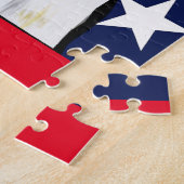 白いドイツの羊飼い ジグソーパズル (側面)