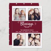 白いドットでカスタマイズ可能なクランベリーレッド (正面/裏面)