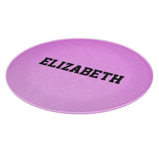 白いドットのピンクのパターン カッティングボード (角)