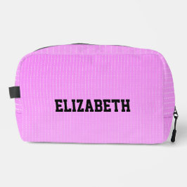 白いドットのピンクのパターン ドップキット